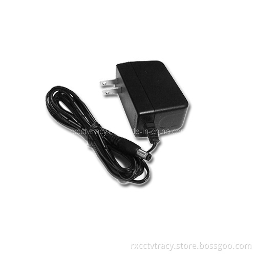 12V Power Adapter with American Plug DC Output Adaptor 2.0A 24W (RX-PS24-12)